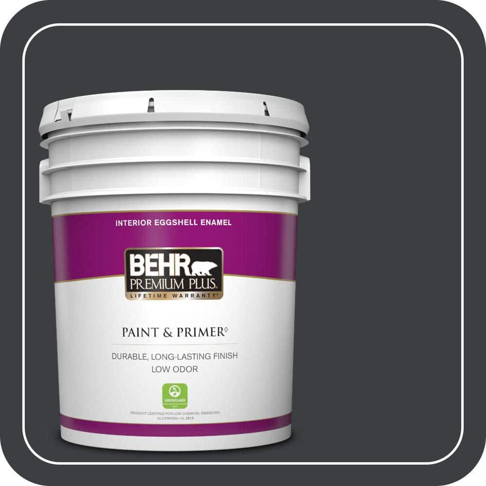 5 gal. #ECC-25-3 Obsidian Stone Eggshell Enamel Low Odor Interior Paint & Primer price history on PriceWatchPro
