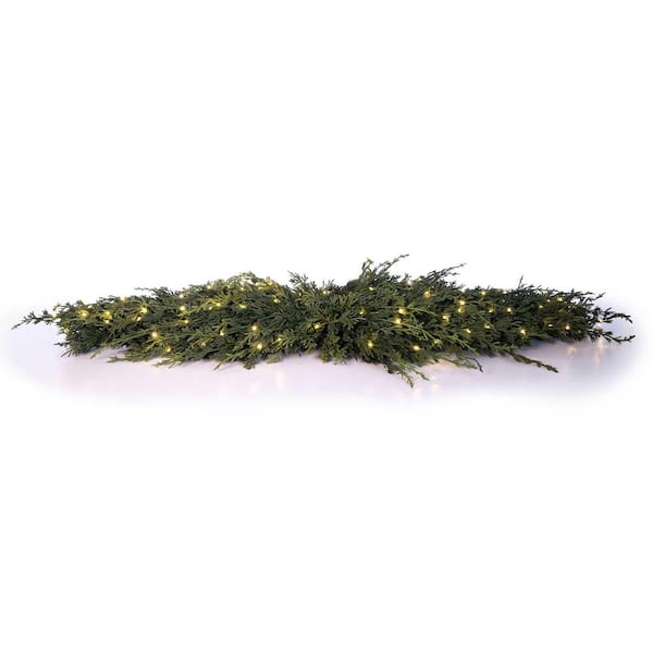 Swag 2 ft. Green Artificial leaf Cypress Garland