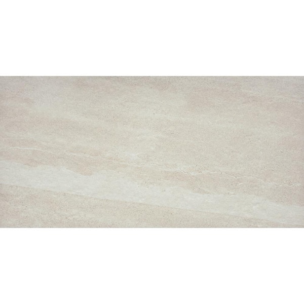 Emser ACCESS 8-Pack Route 12-in x 24-in Glazed Porcelain Stone Look Tile