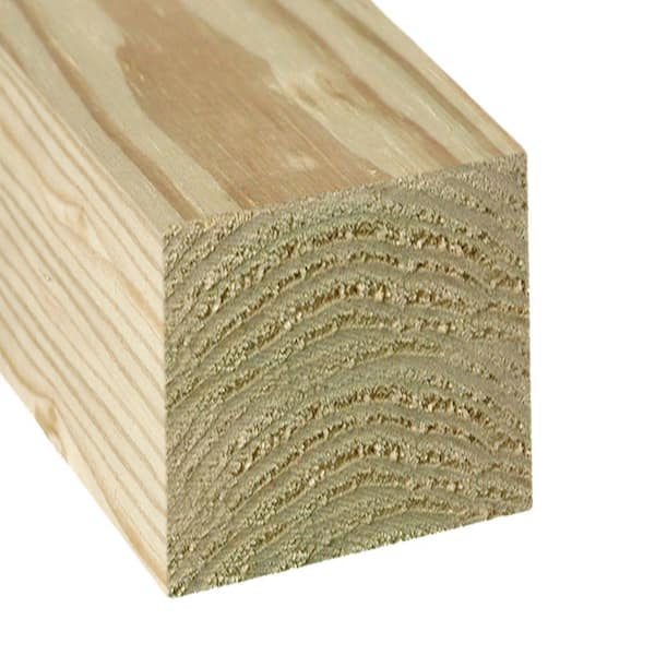 Unbranded 8 in. x 8 in. x 14 ft. #2 Ground Contact Pressure-Treated Timber