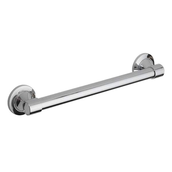 Glacier Bay 32 in. Transitional Style Grab Bar in Chrome