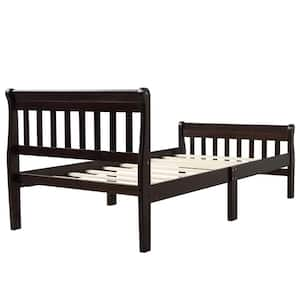 41.3 in. Wood Platform Bed Twin Bed