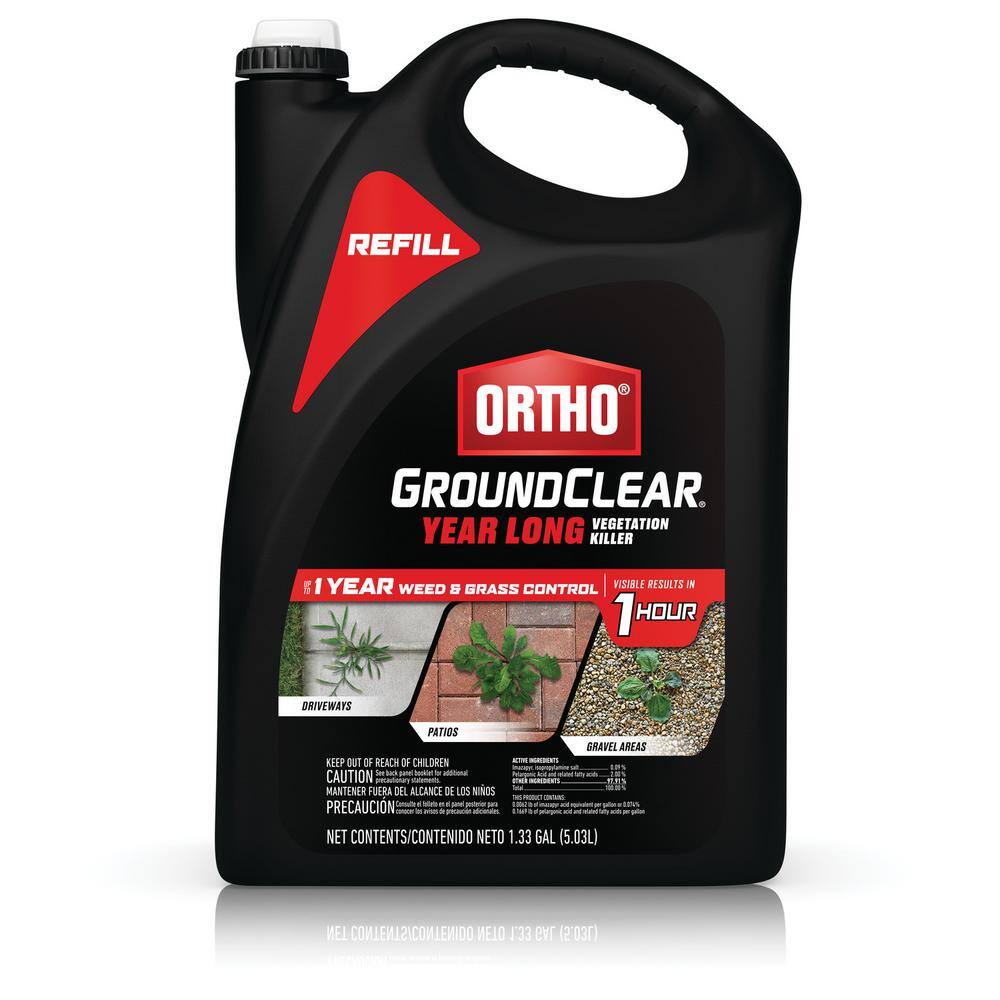 Ortho Groundclear Year Long Vegetation Killer 1 33 Gal Refill 0445510 The Home Depot