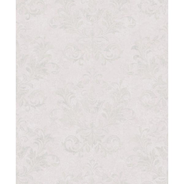 Unbranded Hotel Collection Pink Embossed Damask Glitter Finish Non-Pasted Non-Woven Wallpaper Sample