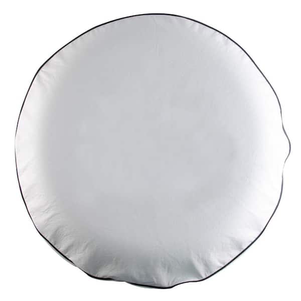 Universal Spare Tire Cover with PVC Thickened Leather and Waterproof Vinyl Coating-Fits 28 in. Tire Diameters