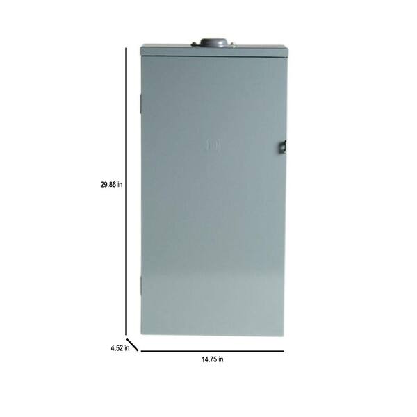 Main Breaker Boxes Load Center FeedThru Lug 8 Space 16Circuit Outdoor