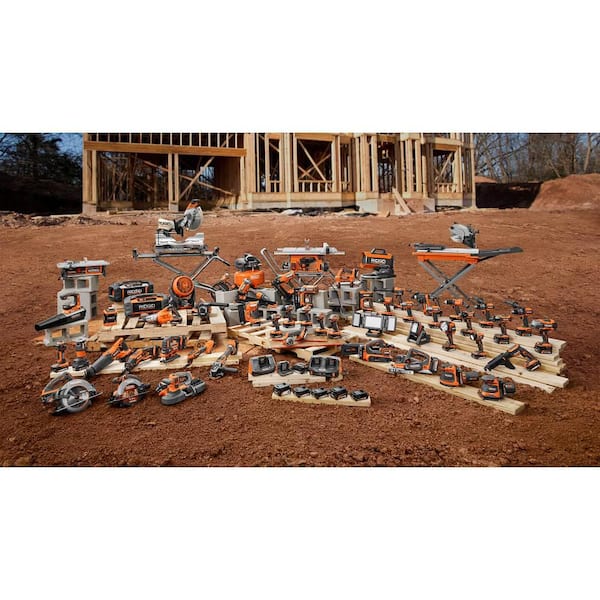 RIDGID - 18V Brushless Cordless 8-Tool Combo Kit with (2) 2.0 Ah and (1) 4.0 Ah MAX Output Batteries, and Charger