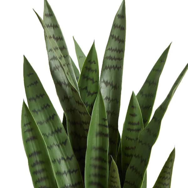 Nearly Natural Indoor 38 in. Sansevieria Artificial Plant 6350-GR