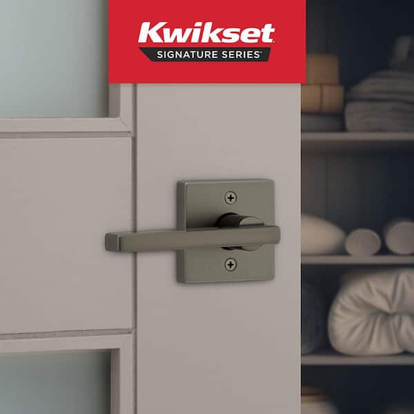 Kwikset Halifax Gunmetal Square Half Dummy Door Handle 788HFL SQT