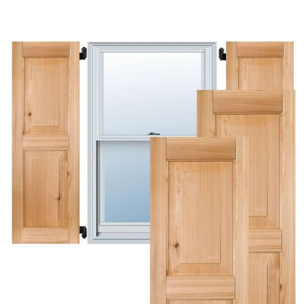 Ekena Millwork 18 in. x 25 in. Exterior Real Wood Pine