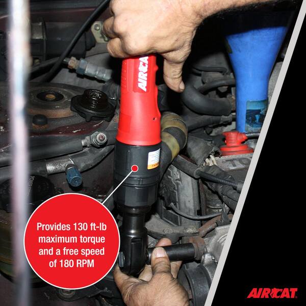 thumbnail image 2 of Aircat 806 3/8" High Performance Air Ratchet – Compact, 806 Model, New 2 of 6