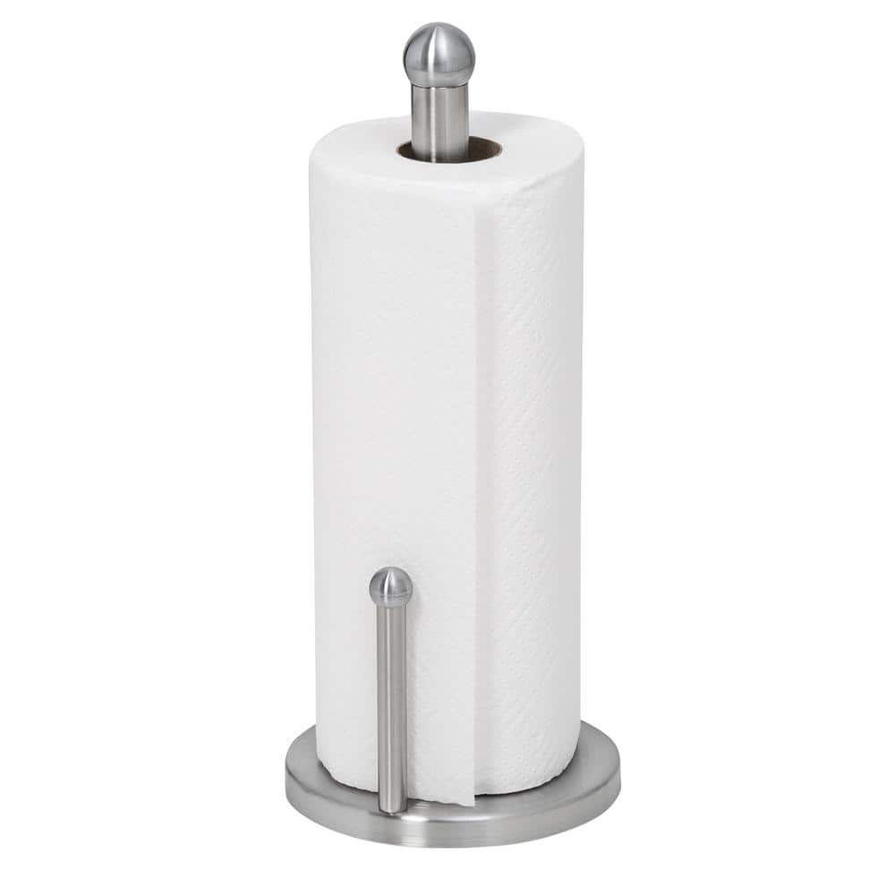 Honey Can Do Paper Towel Holder 14 H x 6 18 W x 6 18 D Stainless Steel -  Office Depot