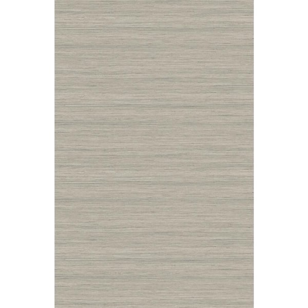 Seabrook Designs Hammered Steel Shantung Silk Embossed Vinyl Unpasted Wallpaper Roll 60.75 sq. ft.