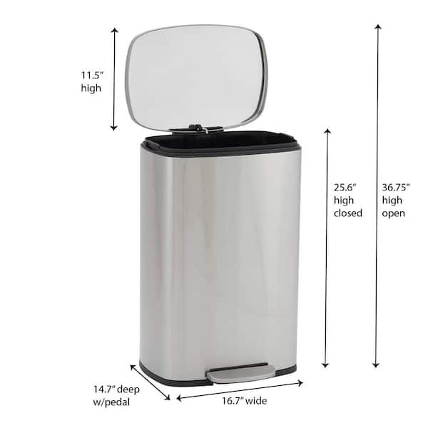 Trash can. Kitchen tall trash can 11 gallons - household items - by owner -  housewares sale - craigslist