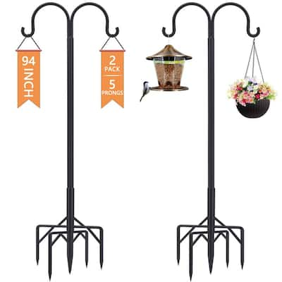 Household Iron Garden Inserted Hook Garden Shepherd Hook Outdoor Iron Ground Hook, Size: 15x15x8CM