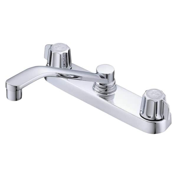 Gerber Classics 2-Handle Deck Mount Standard Kitchen Faucet in Chrome