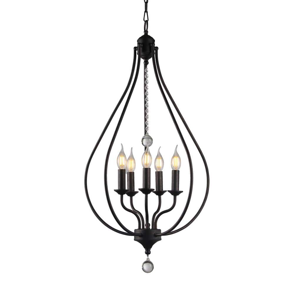 Amriana 5-Light Antique Bronze Pendant price history on PriceWatchPro