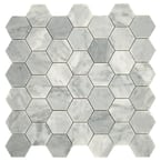 Restore Mist Honed 12 in. x 12 in. Marble Mosaic Tile (0.97 sq. ft./ piece)