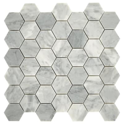 Hexagon Tile Flooring The Home Depot