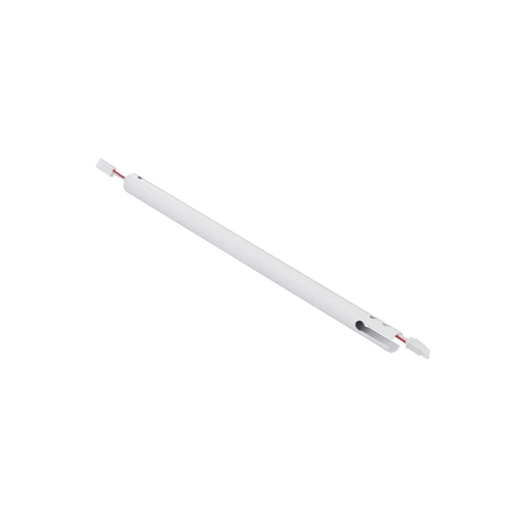 White 14-Inch Metal Ceiling Fan Extension Downrod