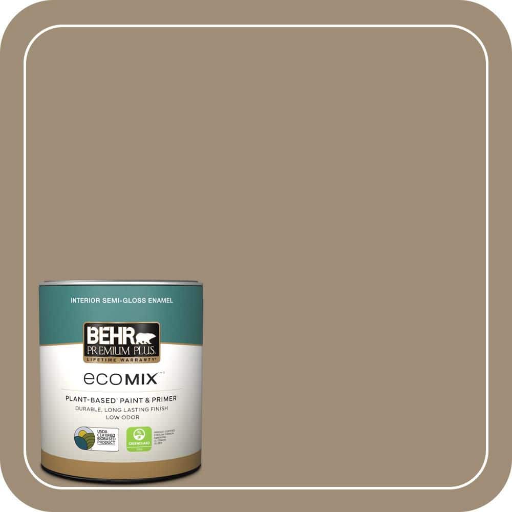 1 qt. #ECC-17-1 Cottage Walk Semi-Gloss Enamel EcoMix Plant-Based Interior Paint & Primer product image for price tracking