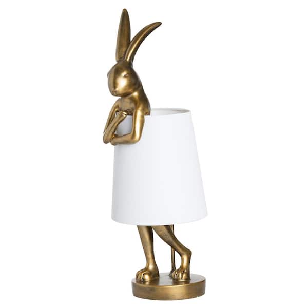 Crestview Collection Chester Gold Rabbit Lamp