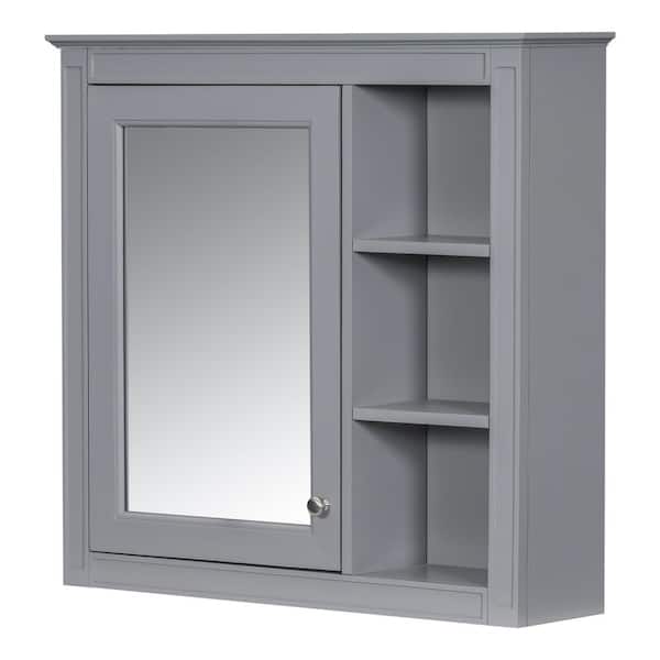 Boosicavelly 30 in. W x 28 in. H Rectangular MDF Medicine Cabinet with Mirror