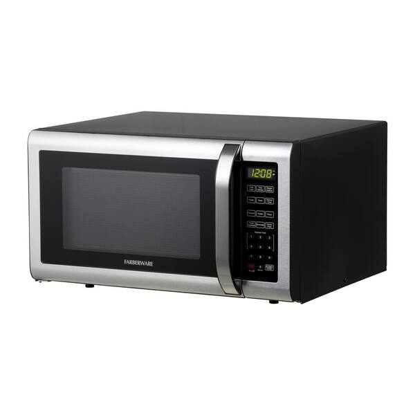EMERSON Black Microwave w/ Grill Grilling Oven LED Digital Kitchen Holiday 1100W 
