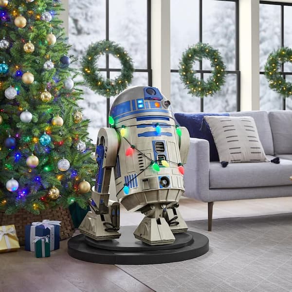 Star Wars 3.5 FT Animated LED R2-D2 25SV24905 - The Home Depot