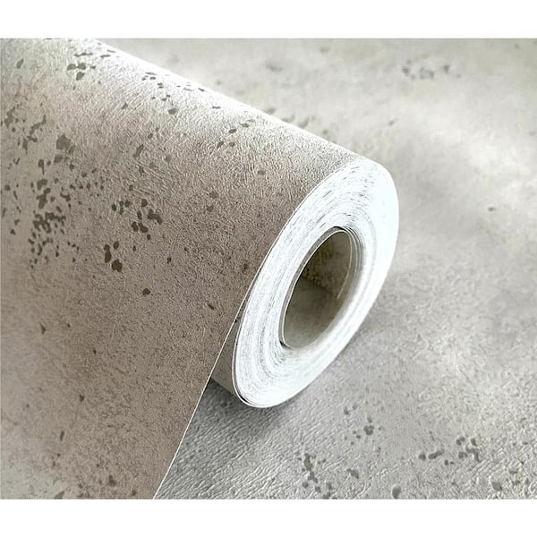 Marburg Gray White Concrete Non-Woven Removable Wallpaper Roll