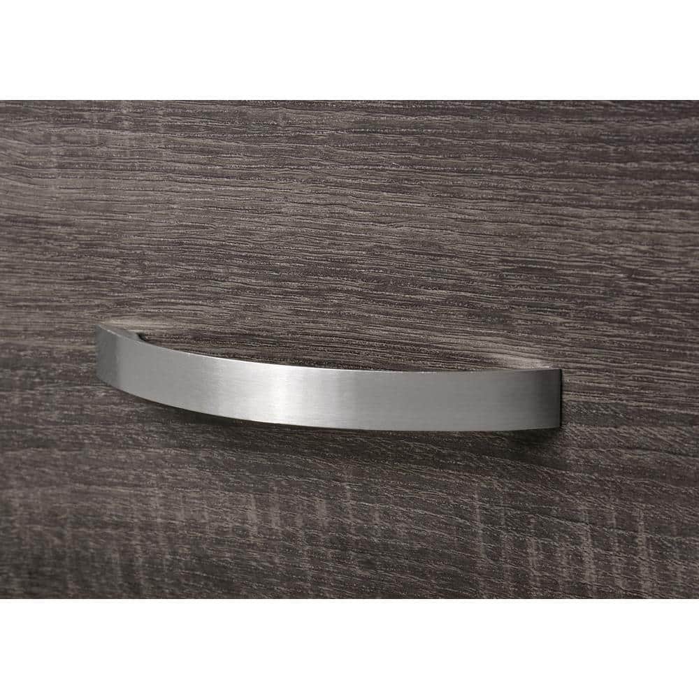 Watson 24" Gray Oak and Black 2-Drawer Nightstand