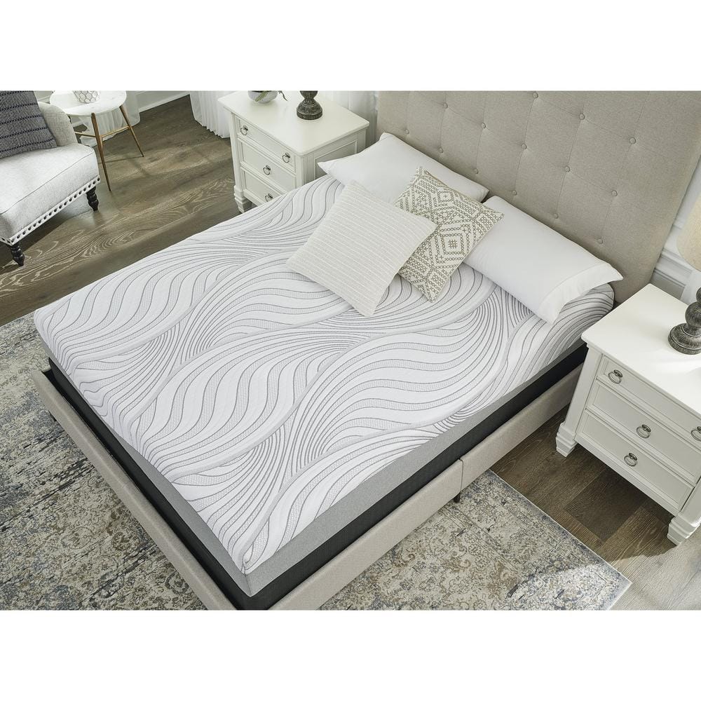 California King 10'' White Memory Foam Adjustable Bed Mattress