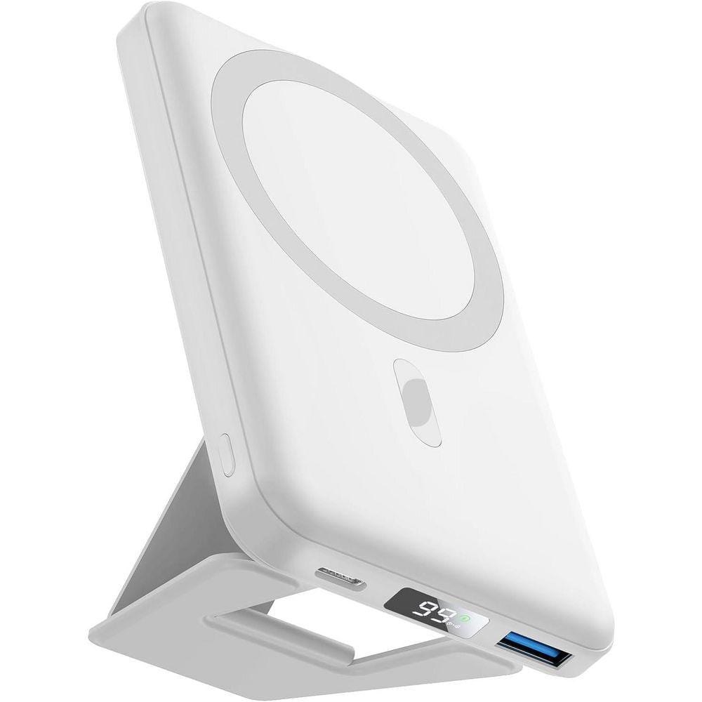 OBJLGEV Magnetic Power Bank 10000mAh Wireless Portable Charger with USB-C Cable LED Display 22.5W PD Fast Charging