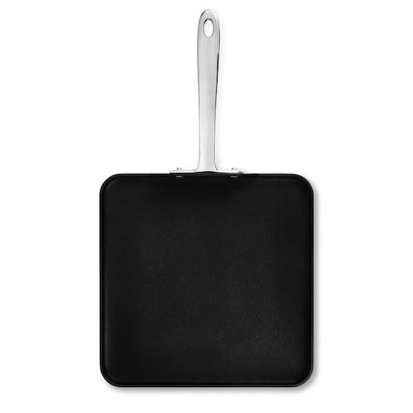 11 x 11 in. Hard Anodized Nonstick Griddle - Oven and Broiler Safe to 500°F, Lid 350°F