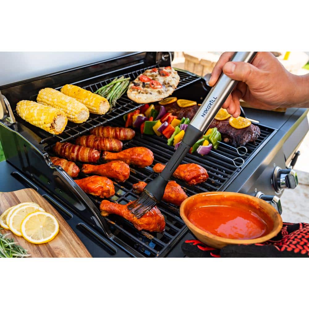 Nexgrill Grill Tool Set Stainless Steel Utensils Durable Outdoor Grilling (8-Piece)
