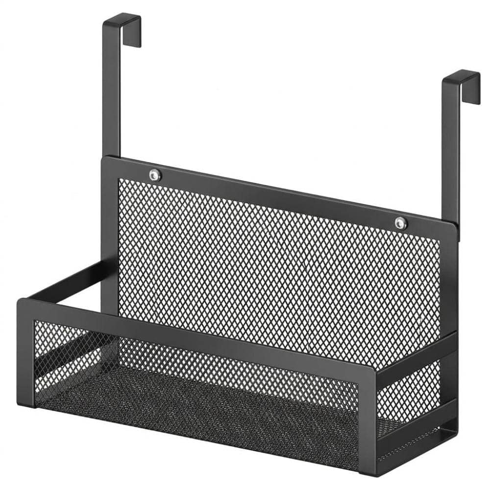"2 Pack Black No Drill Fine Mesh Over Cabinet Storage Baskets 8.94""x10.43""" price history on PriceWatchPro