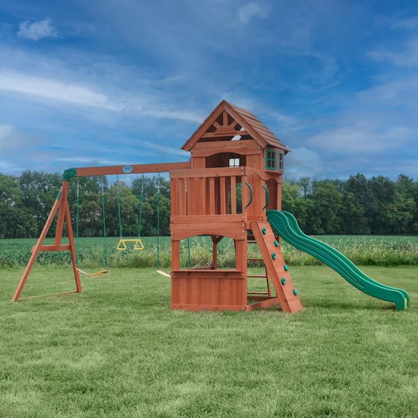 Backyard Discovery Atlantis Outdoor Kid's Playground Set w