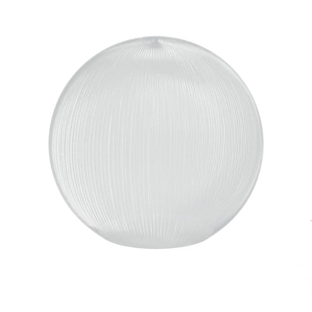 SOLUS 12 in. Prismatic Acrylic Clear Globe with 5.25 in. Neckless