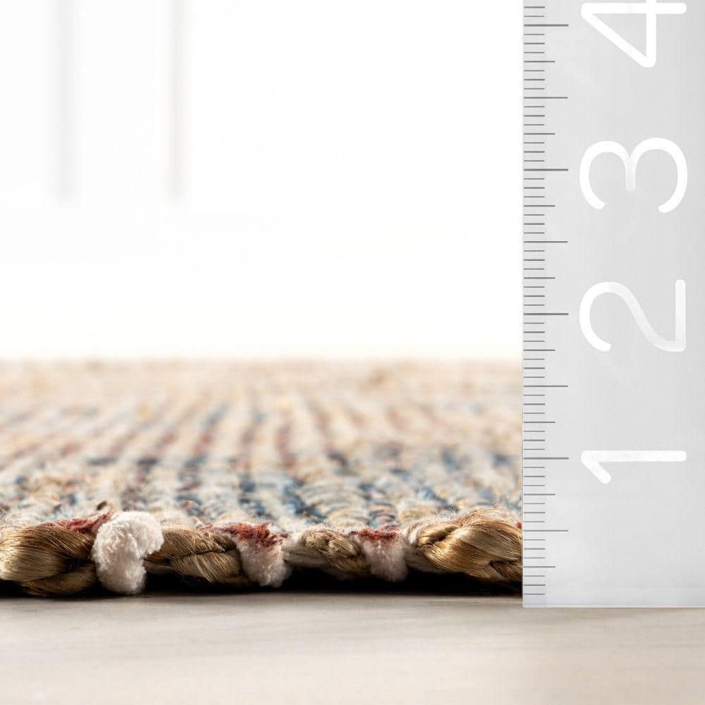 Multicolor Medallion Flat Woven Synthetic 8' x 10' Area Rug
