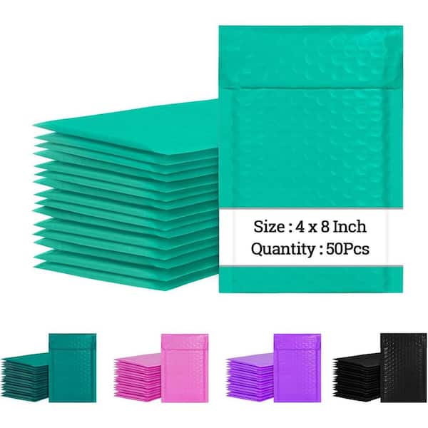 Unbranded Light Pink Bubble Mailers 6 x 10 in. 25 Pieces Chic Padded Shipping Envelopes for Small Business Opaque Matte Self Seal