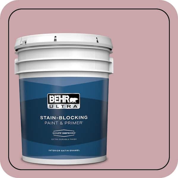 BEHR ULTRA 5 gal. Home Decorators Collection #HDC-CT-08A Hydrangea Bouquet Extra Durable Satin Enamel Interior Paint & Primer