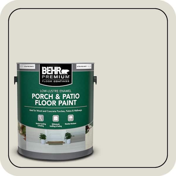 1 gal. #BWC-28 Alpine Frost Low-Lustre Enamel Interior/Exterior Porch and Patio Floor Paint