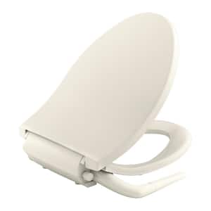 Puretide Non-Electric Bidet Seat for Elongated Toilets in Biscuit