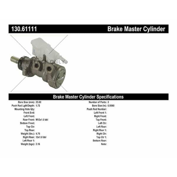Centric Parts Brake Master Cylinder 2000-2004 Ford Focus 2.0L