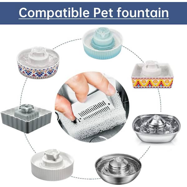新発売の Carbon Replacement Fountain Cat KIWDZFU Foam Eco Filters ミュージシャン