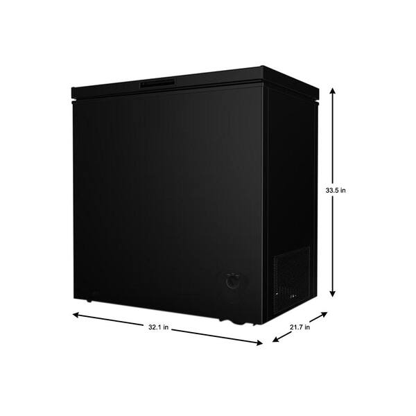 Magic Chef 7.0 cu. ft. Manual Defrost Chest Freezer in Black