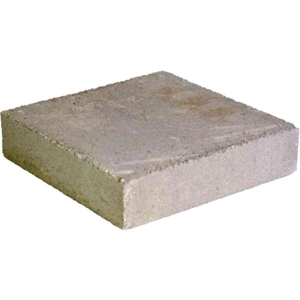 Unbranded 4 in. x 16 in. x 16 in. Gray Pad Concrete Block