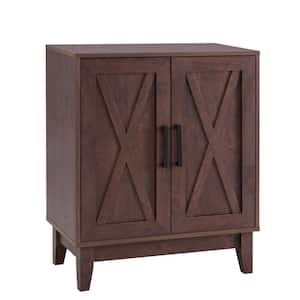 Home Source Jill Zarin Small Entry Cabinet with Sideboard in Mahogany