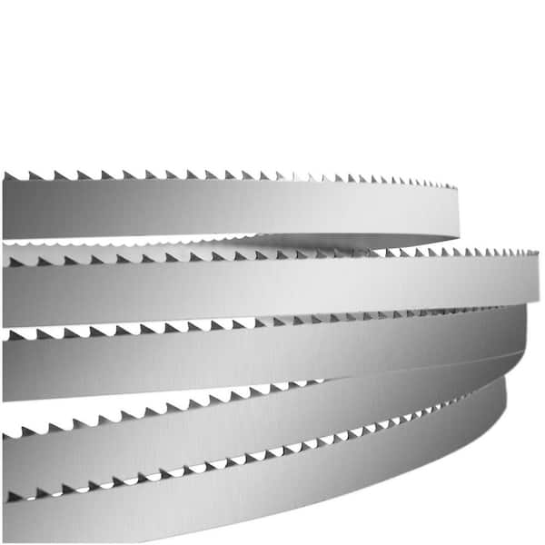 Band Saw Blade 5-Piece/Pack Bandsaw Blades for Replacement Carbon Steel Wrapped by Rust-Proof Paper 65 x 0.63 x 0.02 in.