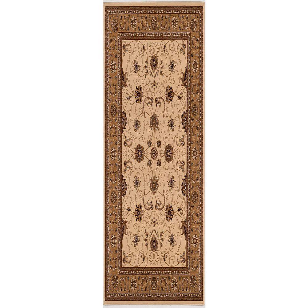 Majestic Traditional Cream Beige 2 ft. 3 in. x 6 ft. Doormat Area Rug Entrance Floor Mat price history on PriceWatchPro